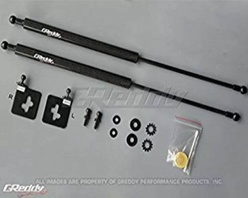GReddy Carbon Hood Lifter Kit for Mazda RX-7 FD3S 1992-2002 - Lightweight Design