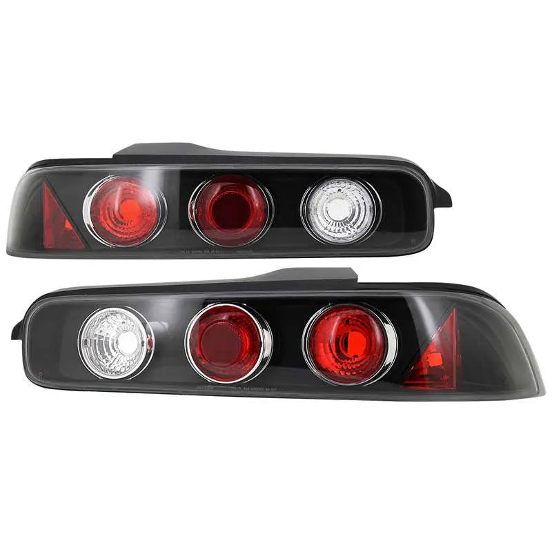 Spec-D Taillights (Matte Black Housing/Clear Lens (94-99 Acura Integra | FWD)