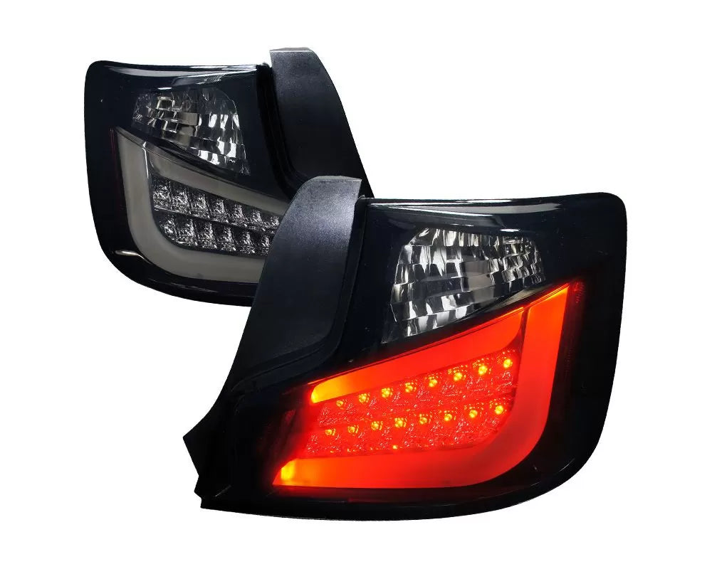 Spec-D LED Taillights (Glossy Black Housing/Smoked Lens (11-13 Scion tC | FWD)