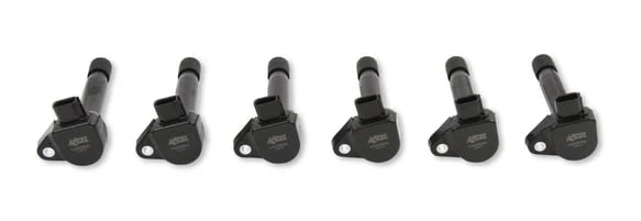 Accel - Ignition Coil - Honda And Acura 3.0, 3.2, 3.5L, 6-Cylinder, Black (6 Pack)