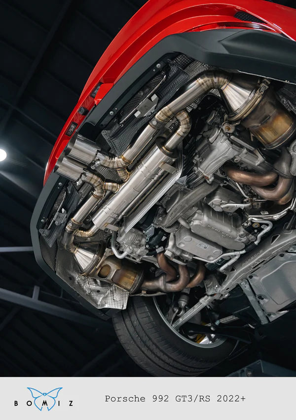 Porsche 992 GT3 GT3RS Full Titanium Valved Catback Exhaust