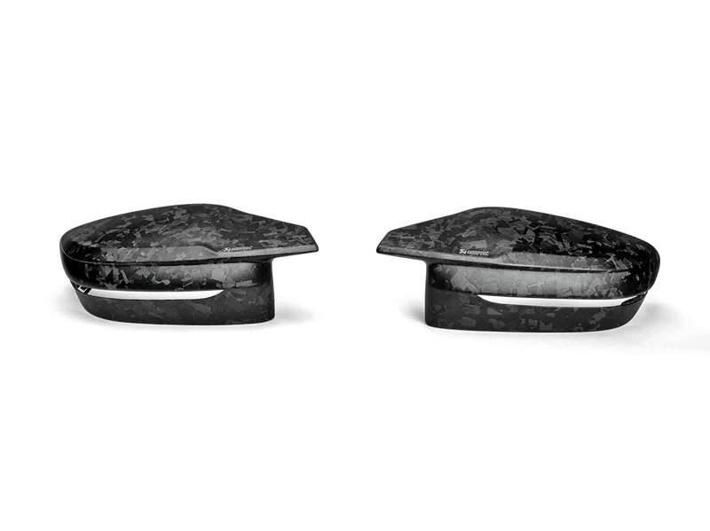 Akrapovic BMW M2 Coupe (G87) Chopped Carbon Fiber Mirror Cap Set - Matte
