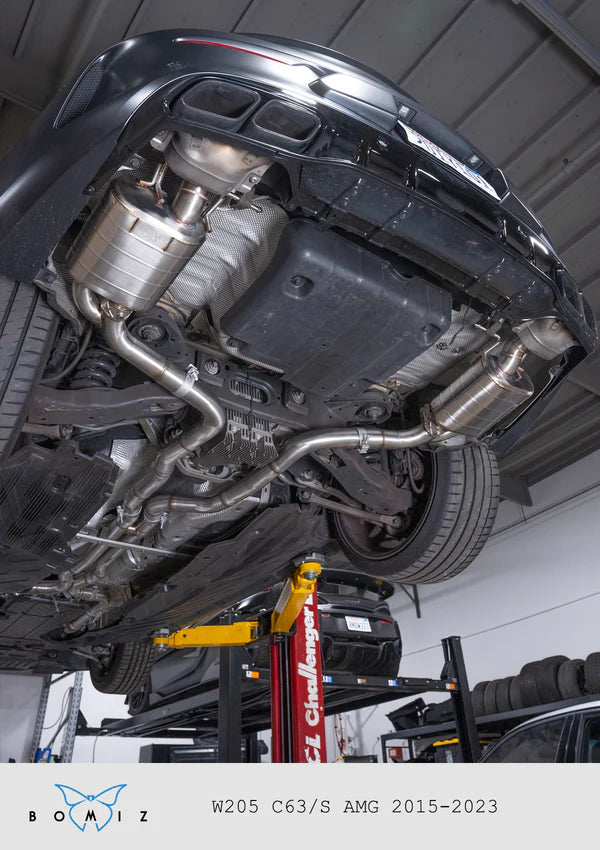 Mercedes W205 AMG C63 C63s Valved Catback Exhaust
