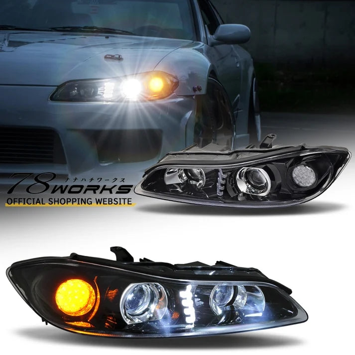 S15 Silvia LED Head Light Unit V2 (Black)