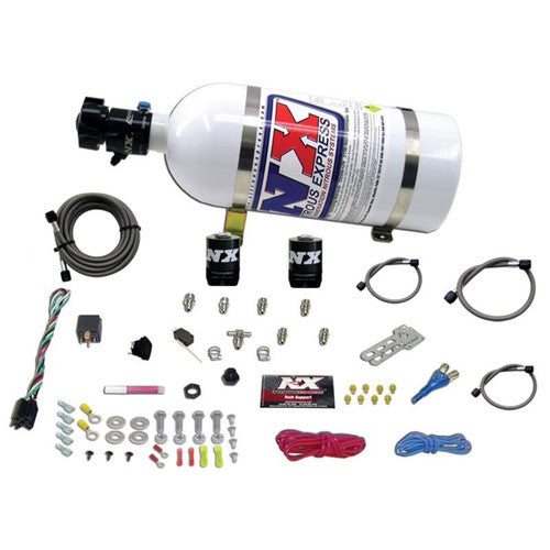 Nitrous Express All Sport Compact EFI Single Nozzle Nitrous Kit (35-50-75HP) w/10lb Bottle - 20923-10 Nitrous Express