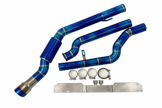 Top Speed Pro1 3.5” Single Side Catback Exhaust System 100% Full Titanium | BMW G42 M240i / M240i xDrive (2022–2026)