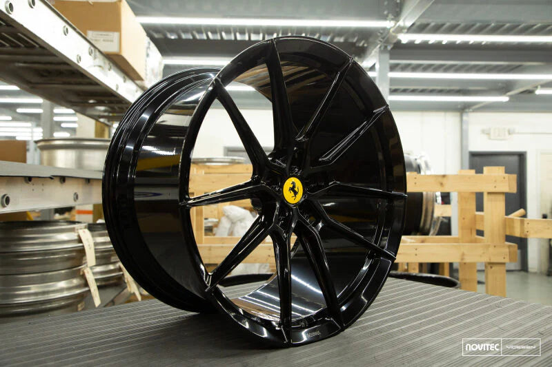 Vossen x Novitec NF9 21x9in - 5x114.3 BP - ET30 - Gloss Black Ferrari GTC4Lusso / FF Front Wheel (4)