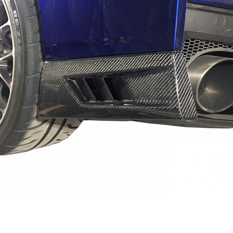 Abflug MY18 Mud Guard Finisher (Carbon) for Nissan GT-R (R35) 2018-2022