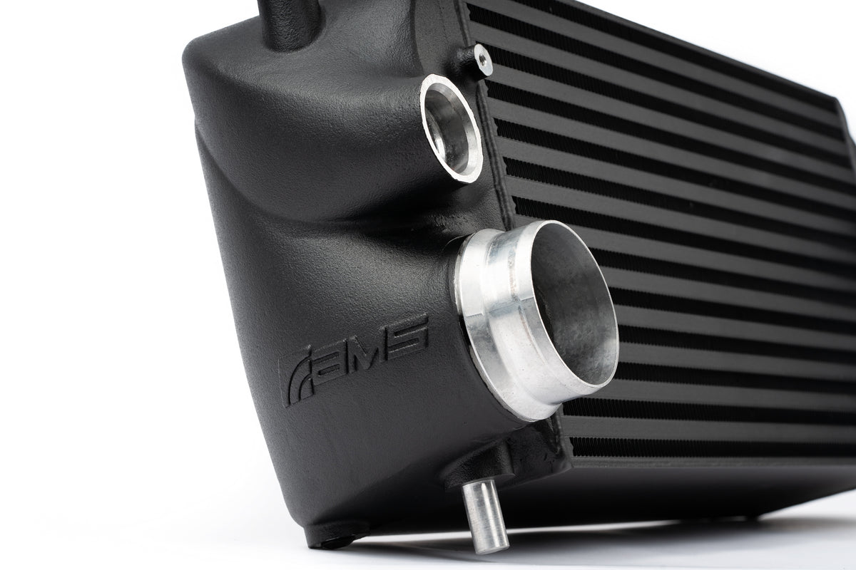 AMS Performance 2015+ Ford F-150 & Raptor 2.7L and 3.5L EcoBoost Stock Location Intercooler Available in Black or Machine