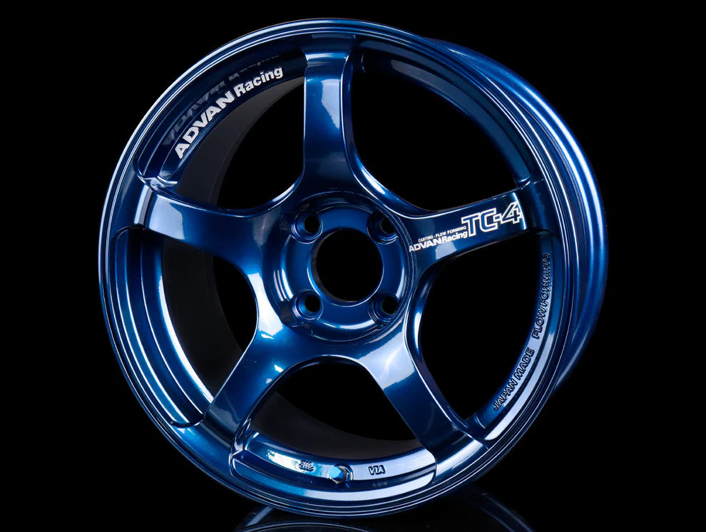 Advan Racing TC4 Wheels - Indigo Blue 15x8 / 4x100 / +35 (4)