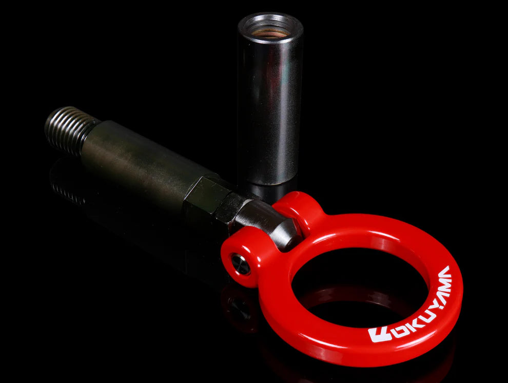 Okuyama / Carbing Flip Up Tow Hook Red or Yellow