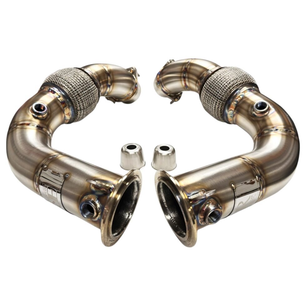 Evolution Racewerks Competition Series Catless Primary Downpipes for S68 Engine 2024+ BMW X5M X6M F95 F96 XM X7 M60 (G Chassis)