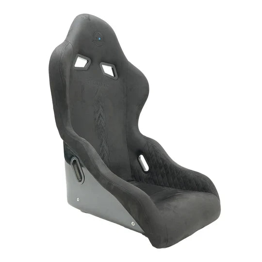 NRG FRP Bucket Seat - Echelon Light Weight - Black Stitching w/ NRG Arrow Embroidery - Large (1) Each