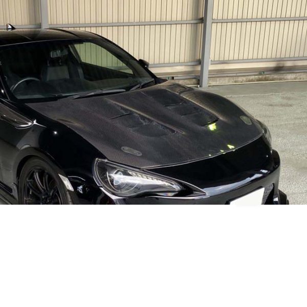 Garage Mak Aero Hood w/ Rain Cover Set for Scion FR-S (ZN6), Toyota 86 (ZN6) & Subaru BRZ (ZC6) 2013-2020