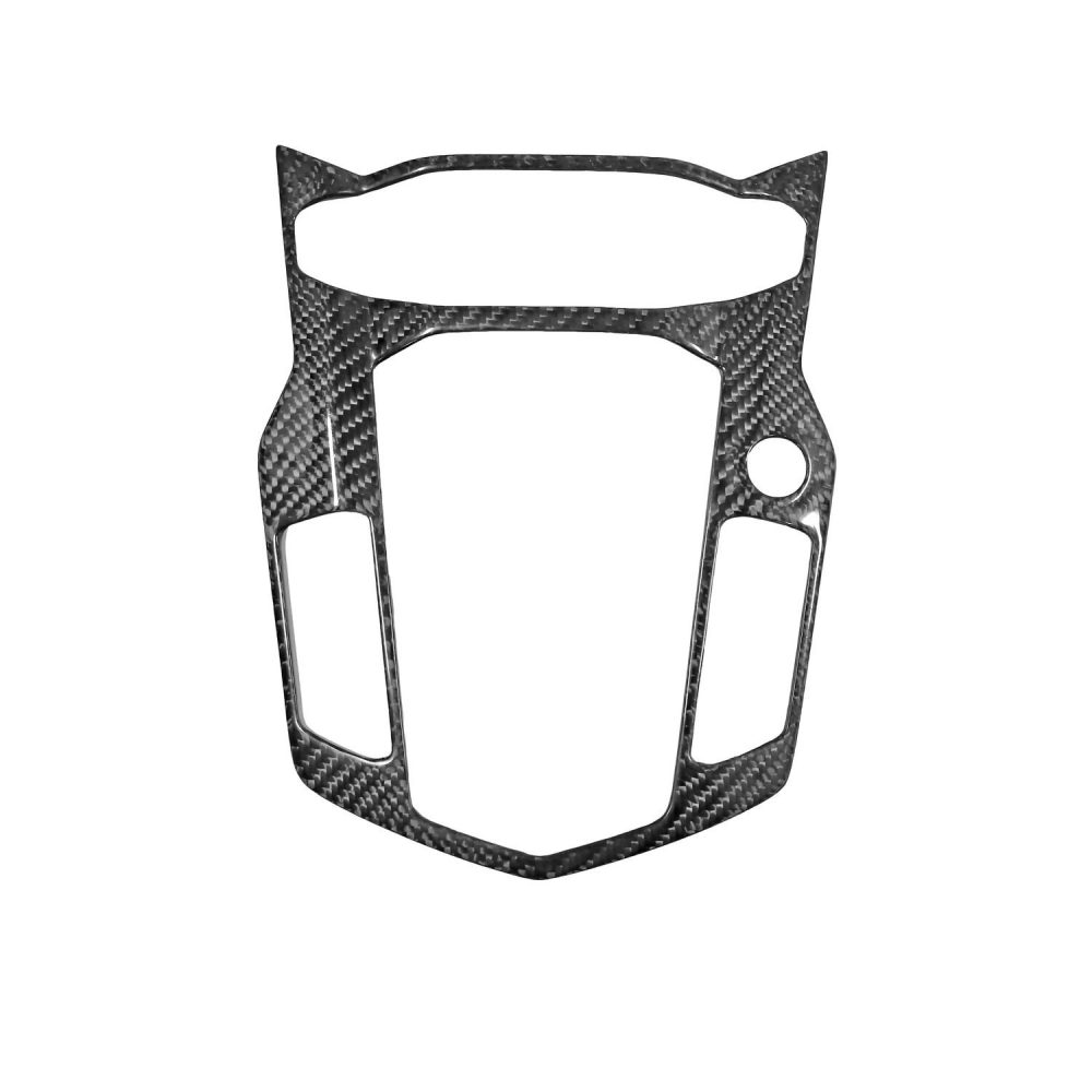 Exotic Car Gear Carbon Center Console Large Outer Trim Bezel for LP700-4 / LP740-4 / LP770-4 Lamborghini Aventador, Aventador S and Aventador SVJ