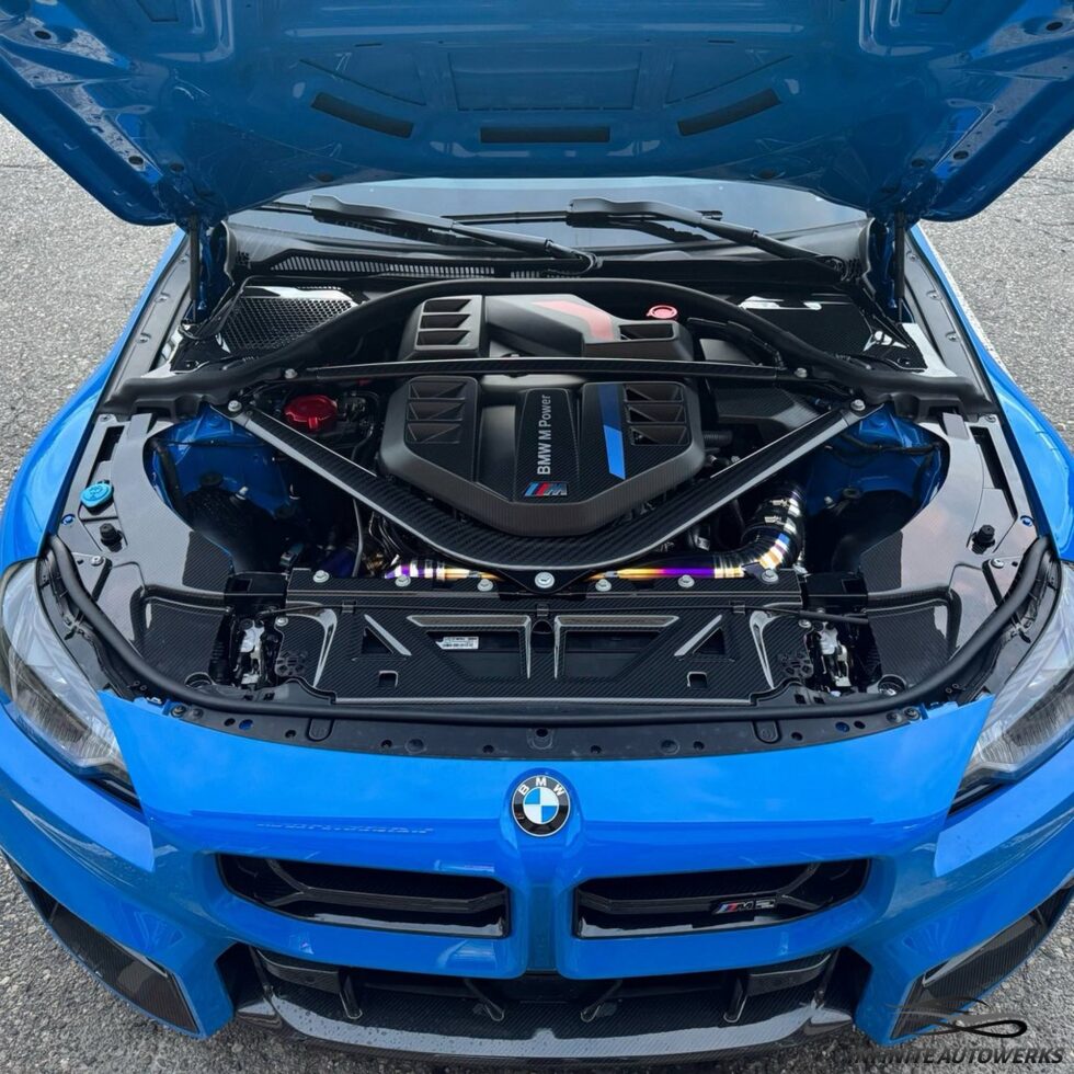 IAW Carbon – Cowl Panels / Battery Cover / Engine Trim – Gloss Dry Carbon – BMW 2 Series M2 (G87)/M240 (G42) /230 (G42) – S58/B58/B48