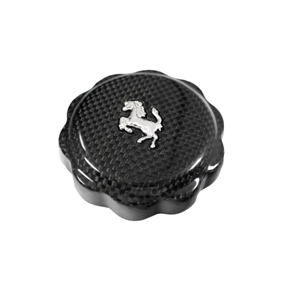 Exotic Car Gear Carbon Oil Cap Cover for 2000+ Ferrari