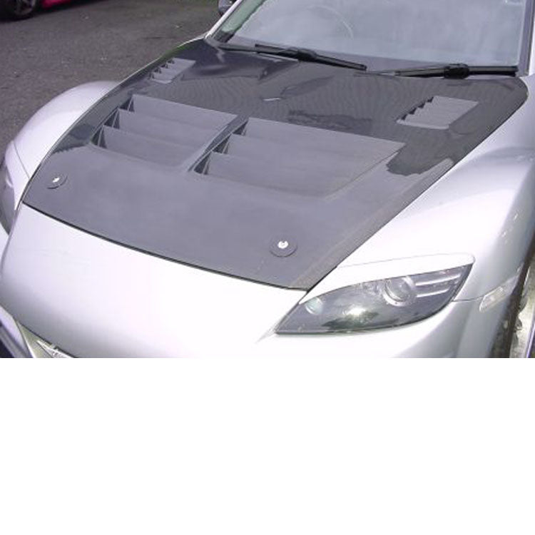 R Magic Cooling Aero Hood (FRP) for Mazda RX-8 (SE3P) 2004-2008