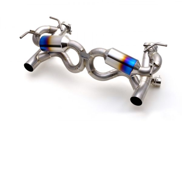 Rowen PREMIUM01TR Blue Titanium Exhaust for Ferrari 488 GTB 2016-2019