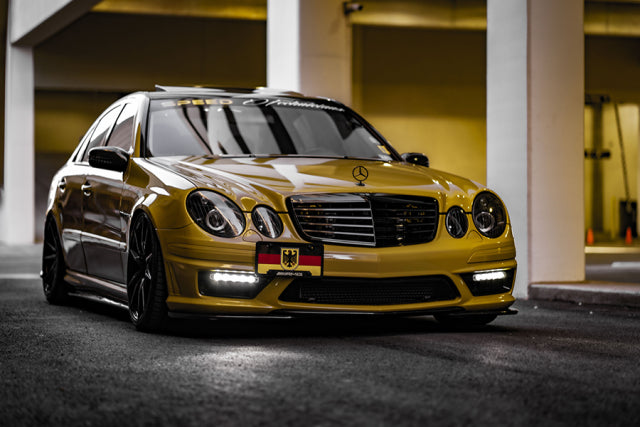 Suvneer Motorsports Carbon Fiber LED DRL - Mercedes Benz W211 E63 AMG Sedan / Wagon 07-09