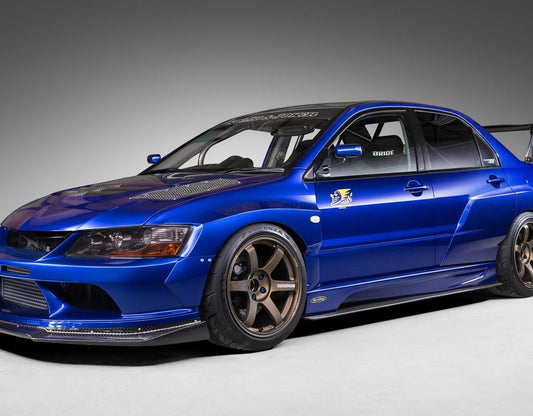 Solid & Joker Widebody 12k Carbon Lip for 2005-07 Mitsubishi Evo IX