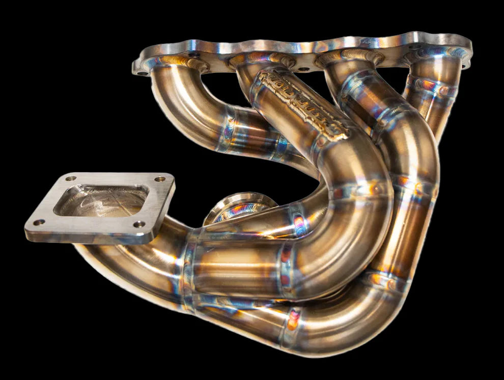 SpeedFactory Top Mount Turbo Manifold w/ T4 Open, Single 60mm Wastegate Flange - K-Series Swap EG / EK / DC