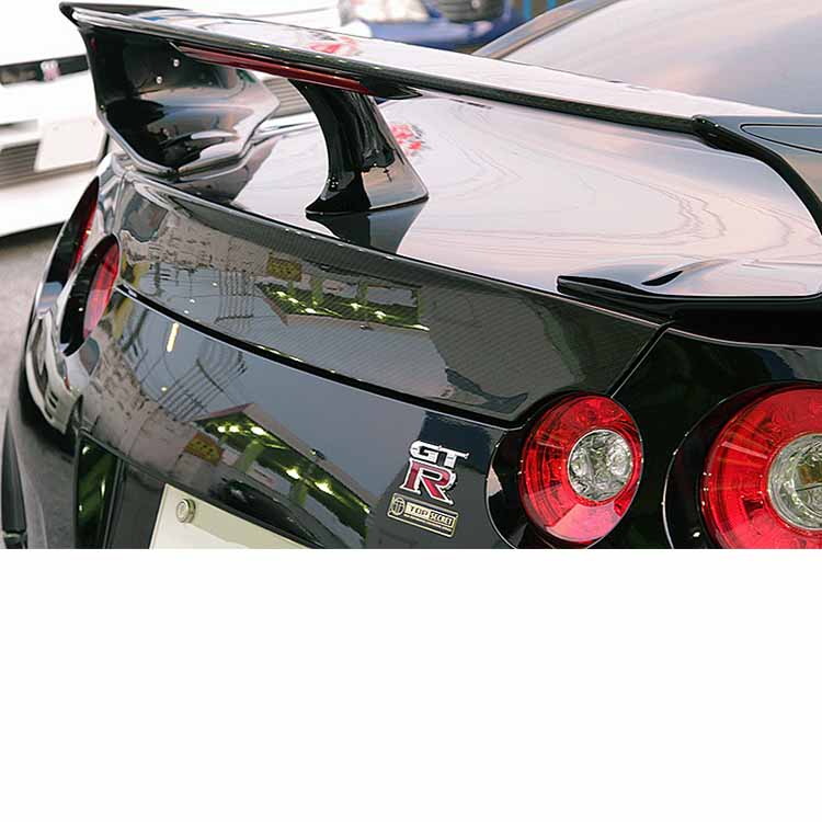Top Secret Lightweight Trunk Lid (Carbon Fiber) for Nissan GT-R (R35) 2009-2023 Wing Not Included