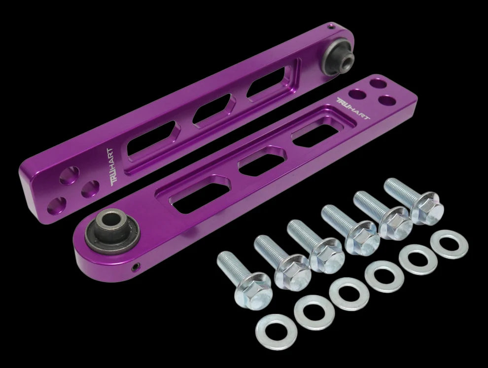 TruHart Rear Lower Control Arms - 02-06 RSX / 02-07 Element Polished, Red, Purple, Gold