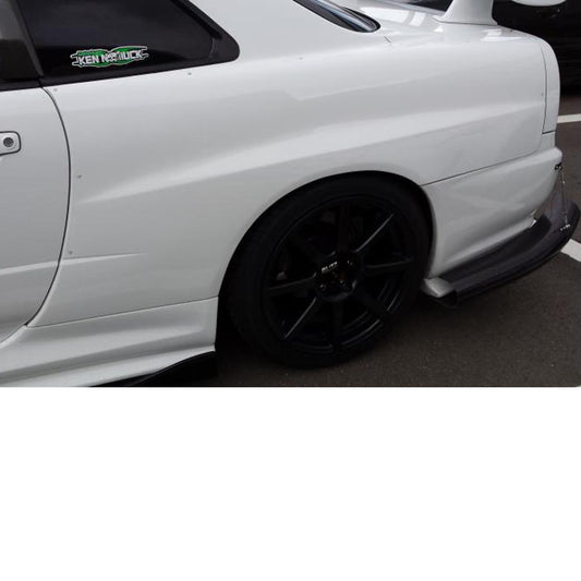 URAS Type-R Rear Fenders, 20mm Wide (FRP) for Nissan Skyline Coupe 2-Door (R34) 1999-2002