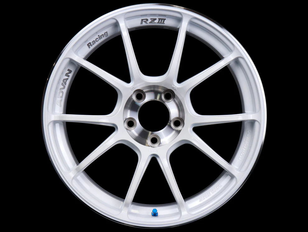 Advan Racing RZ III Wheels - Racing White Metallic / 18x9.5 / 5x114.3 / +35 (4)