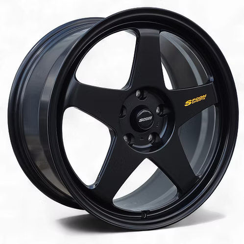 (4) PSR Forged, Matte Black, (4)19x9.5 +45, 5X120, 64.1