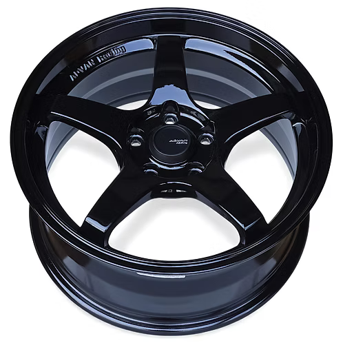 (4) GT style, Gloss Black, 17x8 +35, 5X112