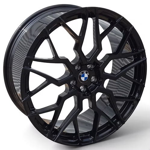 (4) PSR Forged, Gloss Black, (2)22x9.5 +37 (2)22x10.5 +43, 5X112, 66.6