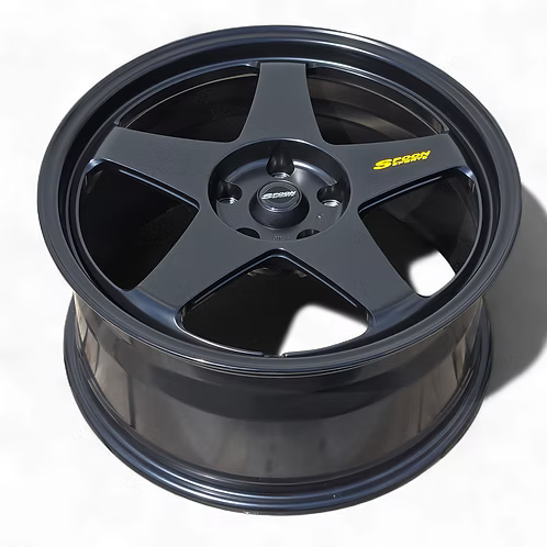 (4) PSR Forged, Matte Black, (4)19x9.5 +45, 5X120, 64.1