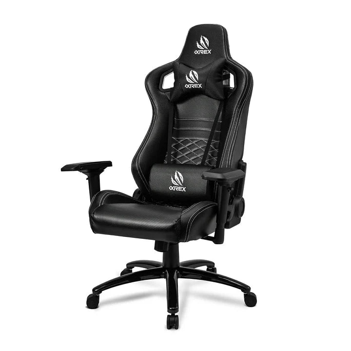 AlphaRex Carbon Fiber Look Racing Style Gaming Reclining Ergonomic Chair