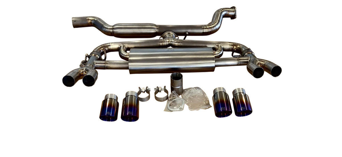 Adaptive Valvetronic Titanium Exhaust + OBD II Remote Audi S3 Sedan 8V 2.0T 2013-2019