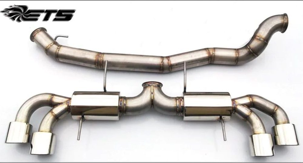 ETS 4″ Stainless Steel Exhaust System for R35 Nissan GT-R