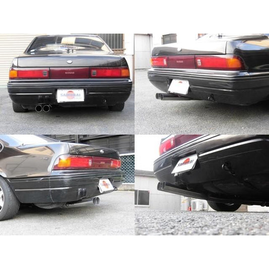 SAMURAI POWER Dual Exit "Blast Pipes" Stainless Exhaust To suit NISSAN Laurel C33 & Cefiro A31