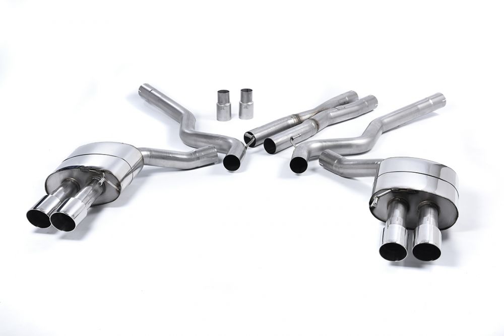Milltek Catback Exhaust System for S550 Ford Mustang GT (pre-facelift / Roush valance)