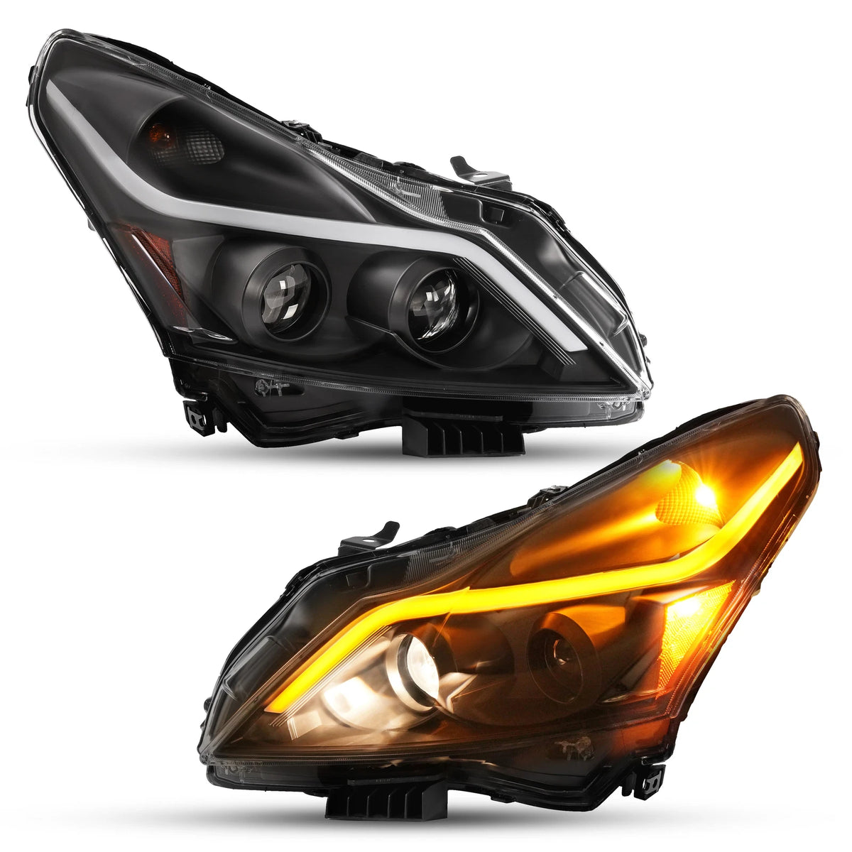 For Infiniti G25/G37/Q40 Sedan 4-Door 10 11-15 LED Projector Headlights Clear