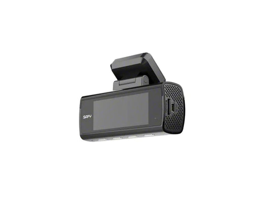 SAFY 4K AI-Powered Night Vision LCD Dash Cam; 256GB