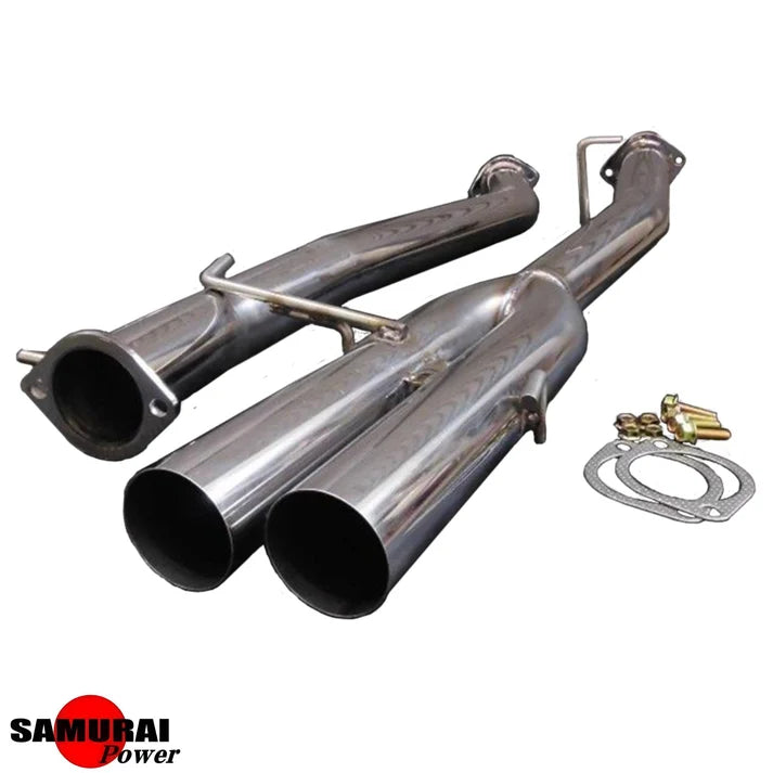 SAMURAI POWER Dual Exit "Blast Pipes" Stainless Exhaust To suit NISSAN Laurel C33 & Cefiro A31