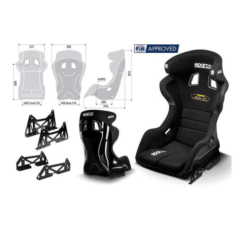 Sparco Seat Adv XT 8855-2021 Each (1)