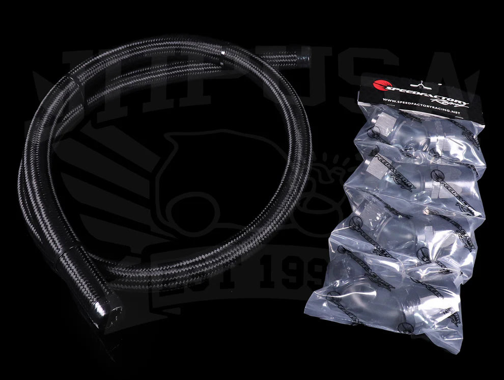 Speed Factory -16AN Tuck Radiator Hose & Fitting Kit - B / D / F / H-Series