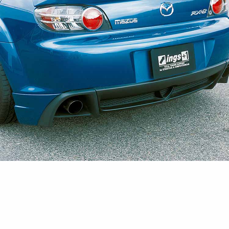 Ings+1 N-Spec Rear Mudguards for Mazda RX-8 (SE3P) 2004-2008