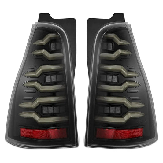 AlphaRex 03-09 Toyota 4Runner LUXX-Series LED Tail Lights- Black