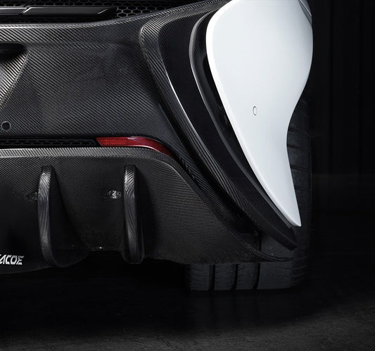 ZACOE Carbon Fiber Lower Rear Diffuser with Blade Set for McLaren 12C / 650S