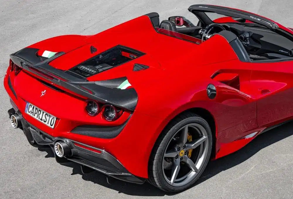Capristo Carbon & Glass Bonnet for F142MFL Ferrari F8 Spider