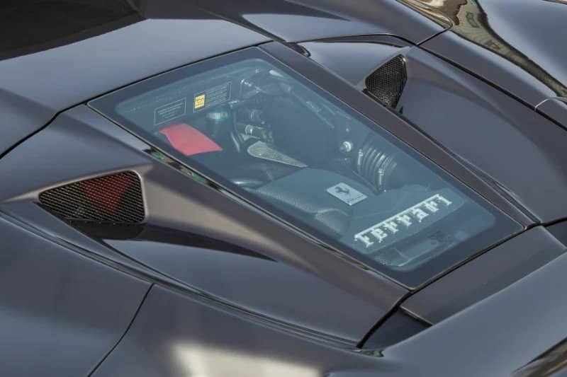 Capristo Carbon & Glass Bonnet for F142MFL Ferrari F8 Spider