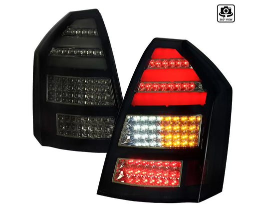 tail lights  Spec-D LED Taillights (Glossy Black Housing/Smoked Lens (05-07 Chrysler 300 | AWD/RWD)